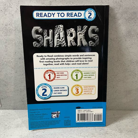 Sharks (Ready to Read) - Paperback by Sarah Creese - Level 2 - Very Good (VG) - Picture 3 of 5